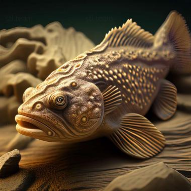 3D модель Lepidasthenia microlepis (STL)